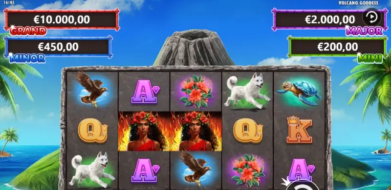 Slot machine Volcano Goddess