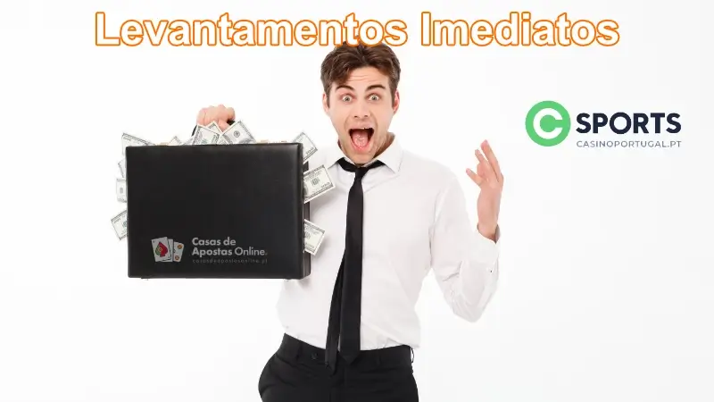 Levantamentos imediatos no Casino Portugal