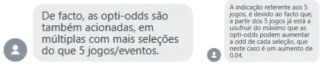 Resposta do chat ao vivo do apoio ao cliente da ESC Online