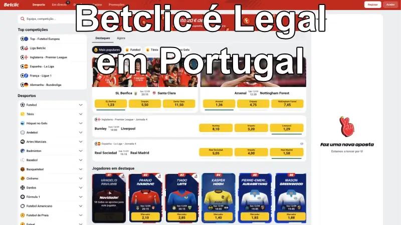 Betclic é Legal em Portugal