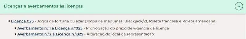 Licença do SRIJ da Bacana Play