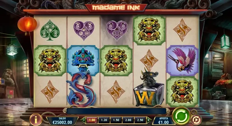 Madame Ink slot machine
