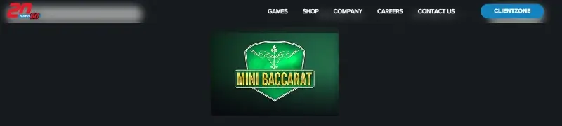 Jogo de mini baccarat da Play'n Go