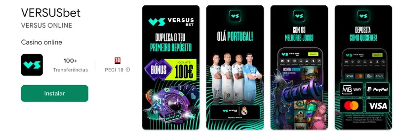 Download da VERSUSbet app no Android