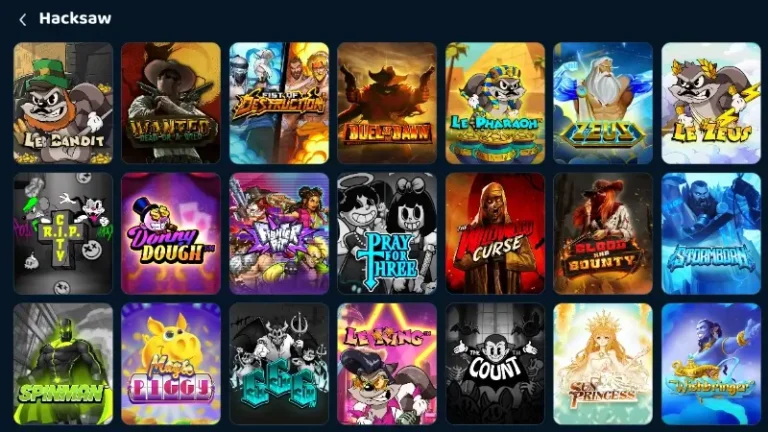 Melhores slots Hacksaw Gaming